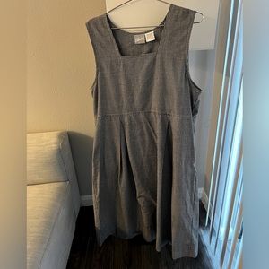 Vintage Gingham Square Neck Dress